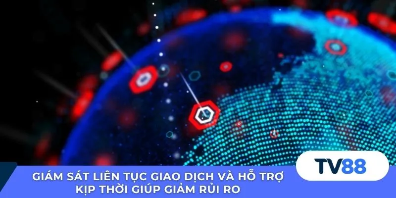 Giám sát liên tục giao dịch và hỗ trợ kịp thời giúp giảm rủi ro